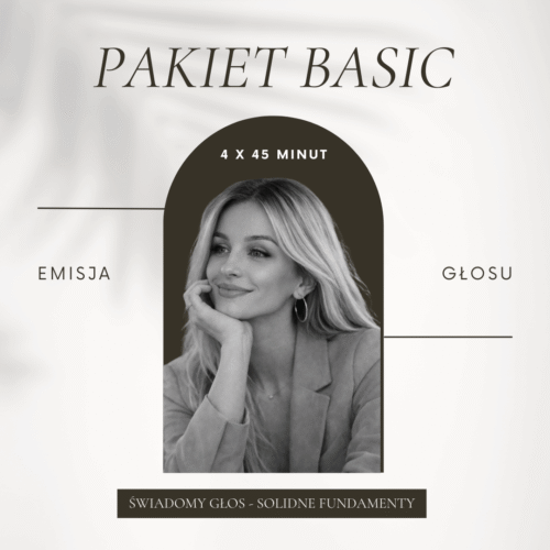Pakiet Basic - świadomy głos i lepsza dykcja