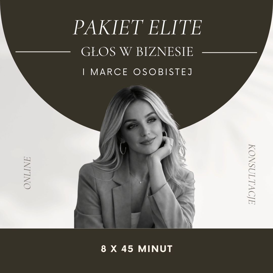 Pakiet Elite - emisja głosu w biznesie i marce osobistej